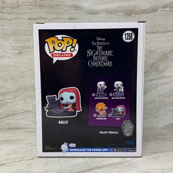 Funko POP! Deluxe TNBC 30th Sally with Deadly Nightshade Vinyl Figure (#1358) - Picture 3 of 6